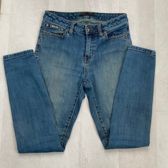 prAna Sienna Stretch Denim True Blue Skinny Jeans Size 4/27 - Picture 9 of 10